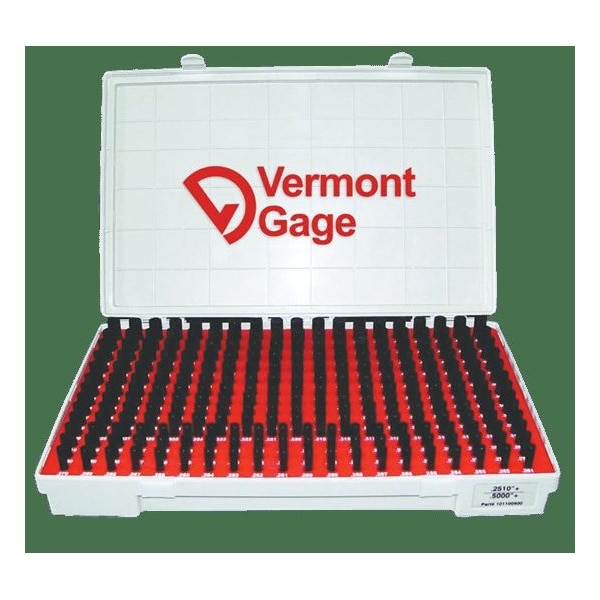 Vermont Gage Pin Gauge Set, Tool Steel, 125 pcs. 902300500 - main