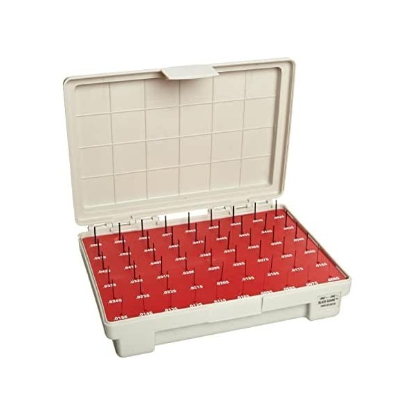 Vermont Gage Pin Gauge Set, Tool Steel, 55 pcs. 901300100 Zoro