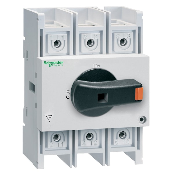 Schneider Electric Disconnect Switch, 3P, Three Phase, Indoor/Outdoor, Rotary Handle, PBT VLS3P080R2 - main