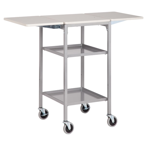 Irsg Unassembled Value Line Table w/middle & bottom shelf 20 in D x 18 in Lx39 in H VLT-2046 - main