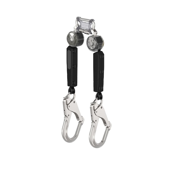 Msa Safety V-TEC Personal Fall Limiter Self Retracing Lanyard, 6 ft. Length, Carabiner, Aluminum, 2 Leg(s) VTOHW-012-RA-A - main