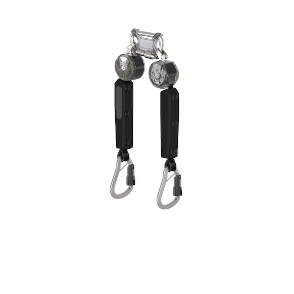 Msa Safety V-TEC Personal Fall Limiter Self Retracing Lanyard, 6 ft. Length, Carabiner, Aluminum, 2 Leg(s) VTOHW-012-RD-A - main