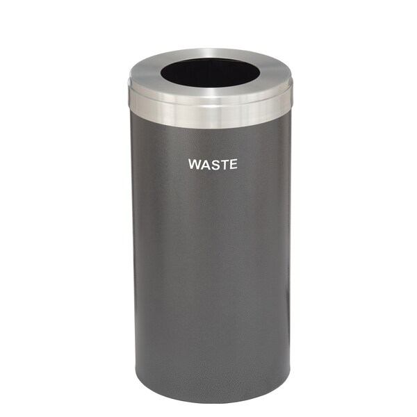 Glaro Waste Receptacle, Liner, 16 gal., Silver Ve W-1532SV-SA-W4 - main