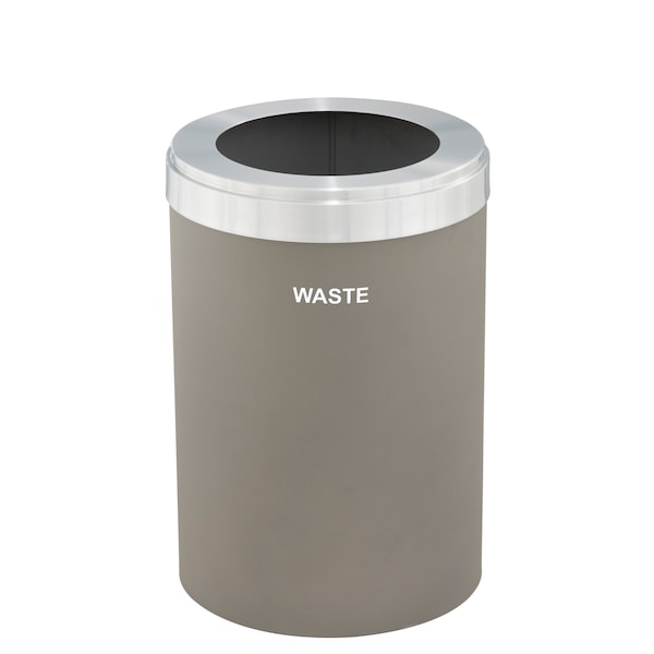 Glaro Waste Receptacle, Liner, 16 gal., Nickel/Si W-2032NK-SA-W4 - main
