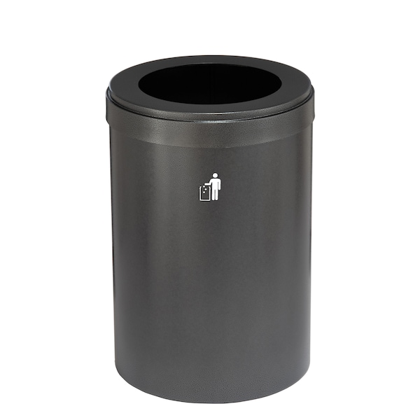 Glaro Waste Receptacle, Liner, 33 gal., Silver Ve W-2032SV-SV-W1 - main