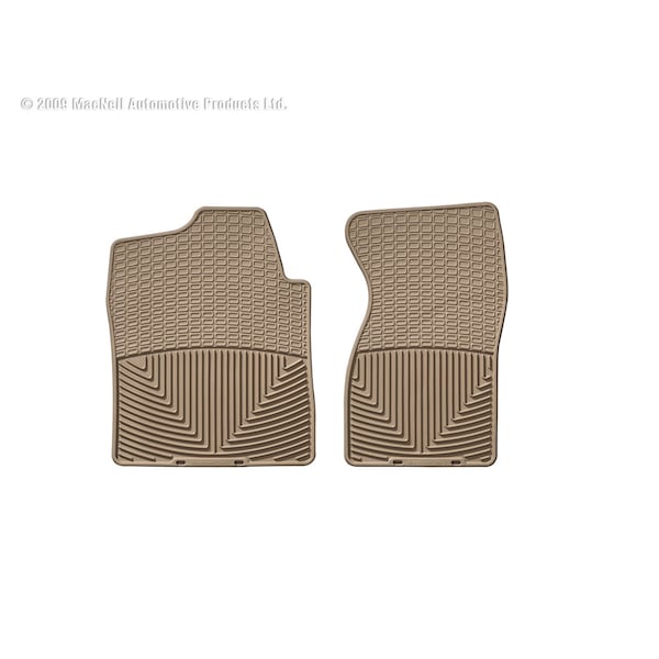 Weathertech Front Rubber Mats/Tan, W26TN W26TN