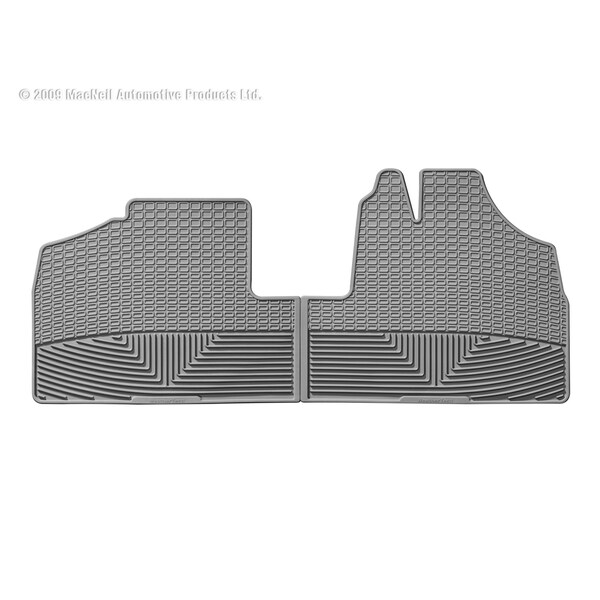 Weathertech Front Rubber Mats/Grey, W28GR W28GR