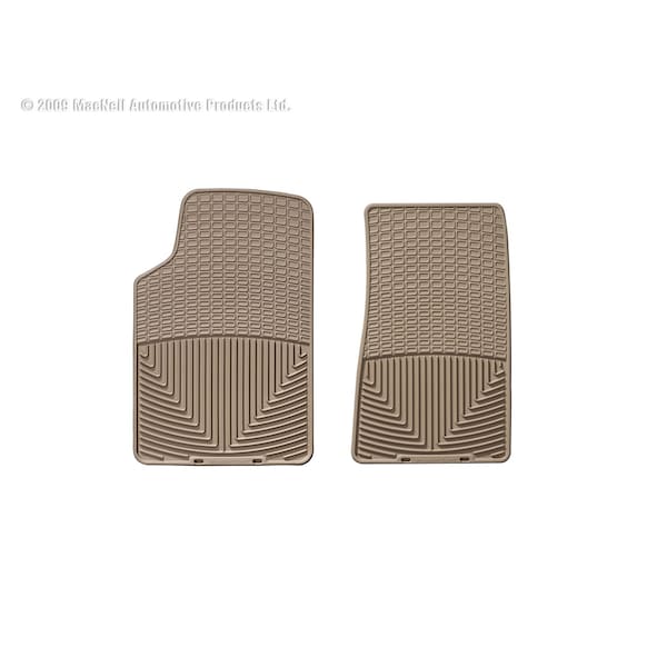 Weathertech Front Rubber Mats/Tan, W47TN W47TN