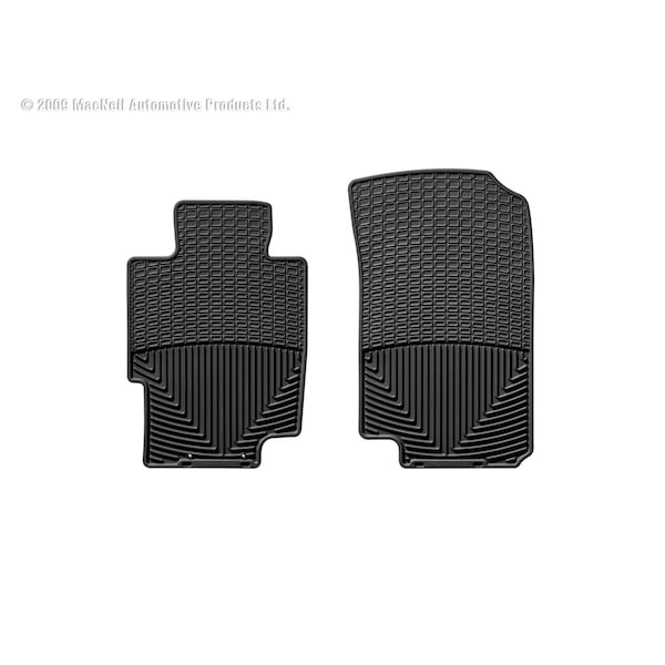 Weathertech Front Rubber Mats/Black, W58 W58