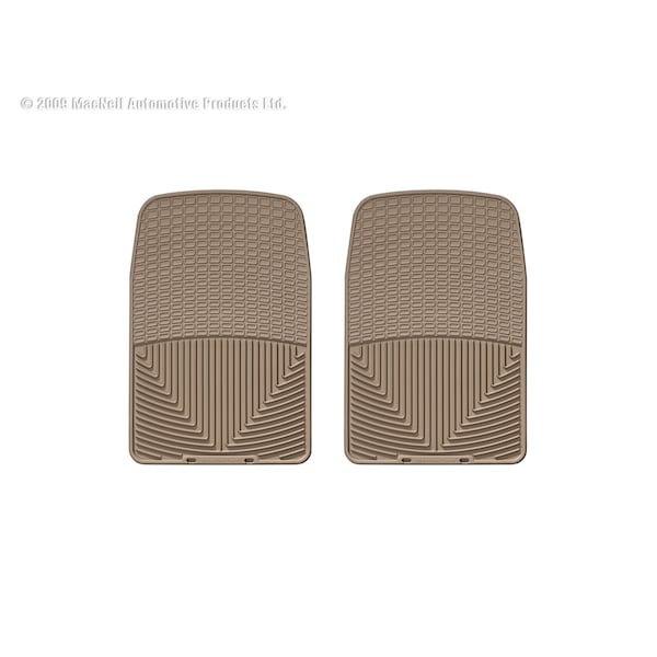 Weathertech Front Rubber Mats/Tan, W9TN W9TN