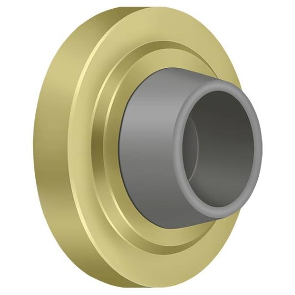 Deltana Concave Flush Bumper 2-3/8" Diameter Bright Brass WB238U3 - main