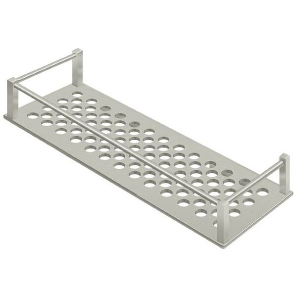 Deltana Bathroom Basket Heavy Duty Corner Left 12-1/4" Satin Nickel WBHD12RU15 - main