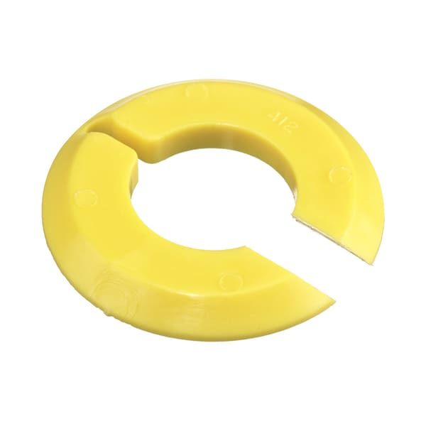 Hubbell Wiring Device-Kellems External Retaining Ring, Nylon, Zinc Yellow Finish 31648047GPK100 - main