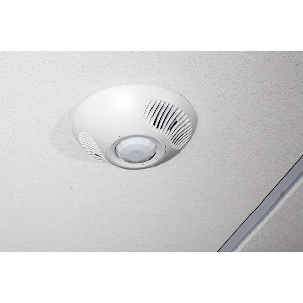 Hubbell Wiring Device-Kellems Ceiling Mount Sensor, Occupancy, Hard Wired, White, 2,000 sq ft, Incandescent ATD2000CL - main