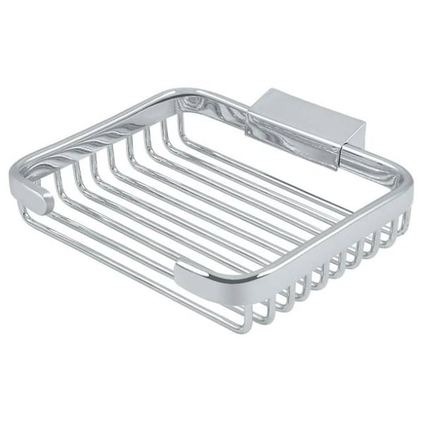 Deltana Wire Basket, 6" Rectangular Soap Holder Bright Chrome WBR6050U26 - main