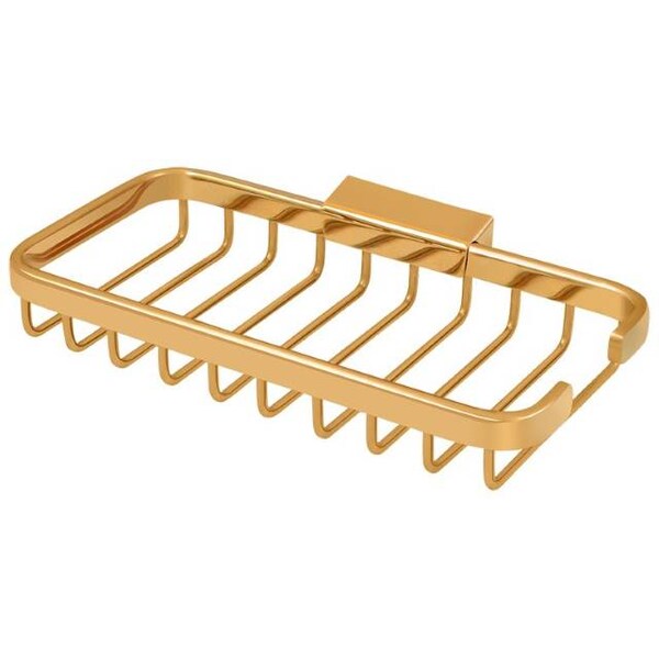 Deltana Wire Basket, 8" Rectangular Lifetime Brass WBR8040CR003 - main