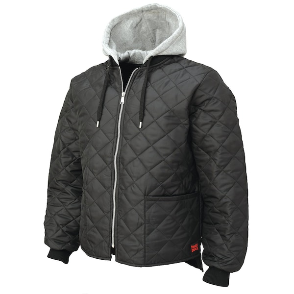 00’s MFG Multi pockets Hooded puffer JKT Tough Duck Hooded Freezer Jacket, WJ261-BLACK-M WJ261 | Zoro