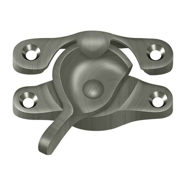 Deltana Window Sash Lock, 15/16" X 2-5/8" Antique Nickel WL07U15A
