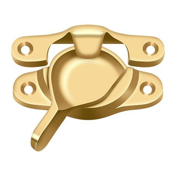 Deltana Window Sash Lock, 1-1/16" X 3" Lifetime Brass WLS9CR003 - main