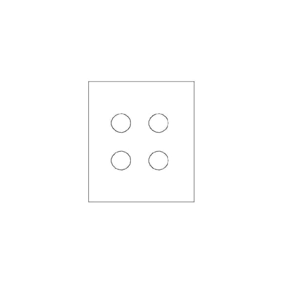 Wiegmann N12 30.5MM 4 PB SQ CNS 7.2X6.2X6.7 CS-GR WPBA4S - main
