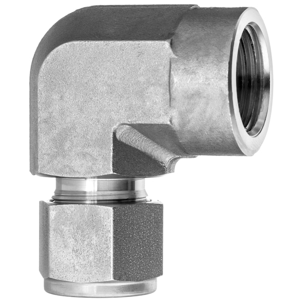Usa Industrials Instrumentation Fitting-316SS-90Deg Female Elbow-1/2" Tube x 3/8" NPT ZUSA-TF-YL-93 - main