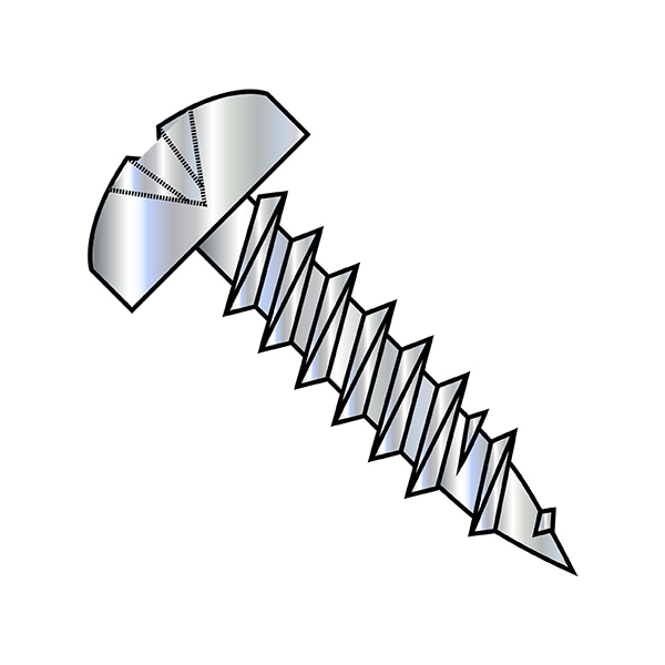 Zoro Select Drywall Screw, #7 x 7/16 in, Steel, Pan Head Phillips Drive, 7500 PK 0707YPPGZ - main