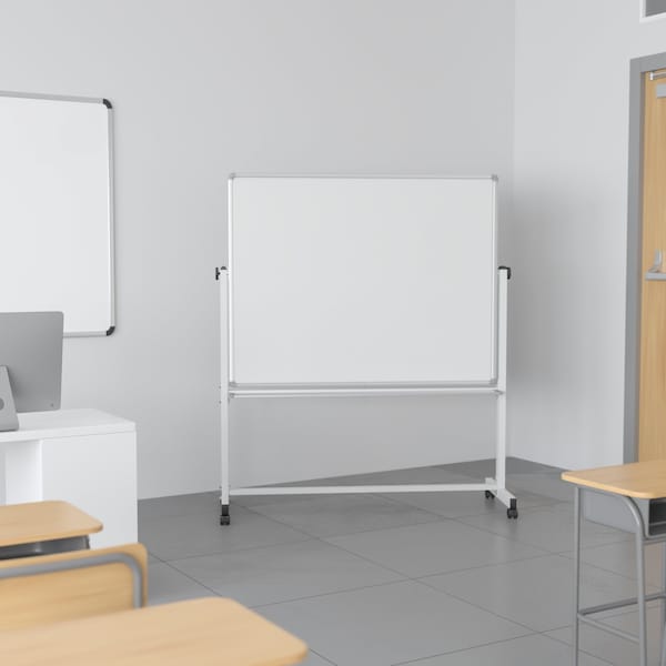 Flash Furniture White Board, 53W x 62.5H YU-YCI-003-GG - main