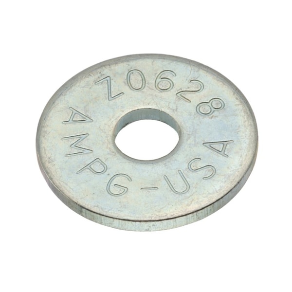 Zoro Select Fender Washer, For Screw Size #10 , Steel Zinc Plated Finish, 100 PK Z0628 - main