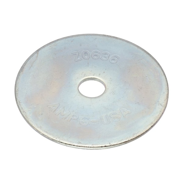 Zoro Select Fender Washer, For Screw Size 5/16" , Steel Zinc Plated Finish, 50 PK Z0636 - main