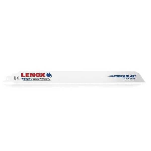 Lenox 6 in L x 6 TPI Bi-Metal Recip Saw Blade, TPI 6, 26 UNT, PK4 20514B6066R