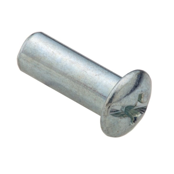 Ampg Combo Barrel, #6-32, 1/2 in Brl Lg, 3/16 in Brl Dia, Steel Zinc Plated Z4106 - main