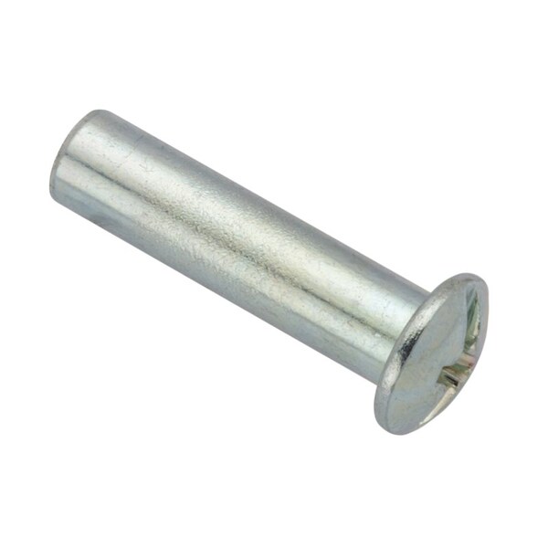 Ampg Combo Barrel, #6-32, 3/4 in Brl Lg, 3/16 in Brl Dia, Steel Zinc Plated Z4108 - main