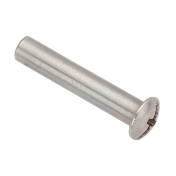 Ampg Combo Barrel, #6-32, 1 in Brl Lg, 3/16 in Brl Dia, 316 Stainless Steel Unfinished Z4110-316SS - main