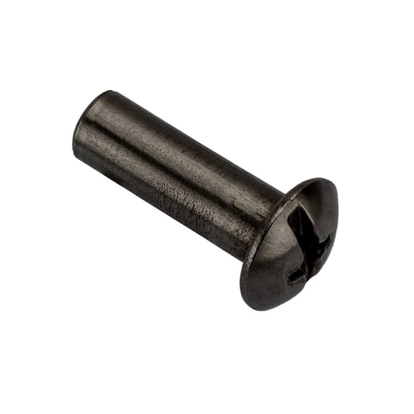 Ampg Combo Barrel/Screw, #8-32, 3/8 in Brl Lg, 13/64 in Brl Dia, 18-8 Stainless Steel Black Oxide Z4125SS-BX - main