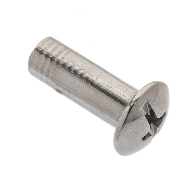 Ampg Combo Barrel, 1/4"-20, 7/8 in Brl Lg, 5/16 in Brl Dia, 316 Stainless Steel Unfinished Z4139-316SS - main
