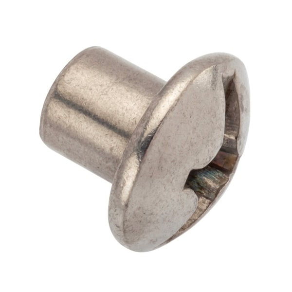 Zoro Select Barrel Bolt, 5/16"-18, 3/8 in Brl Lg, 3/8 in Brl Dia, Stainless Steel Plain, 5 PK Z4145-316SS - main