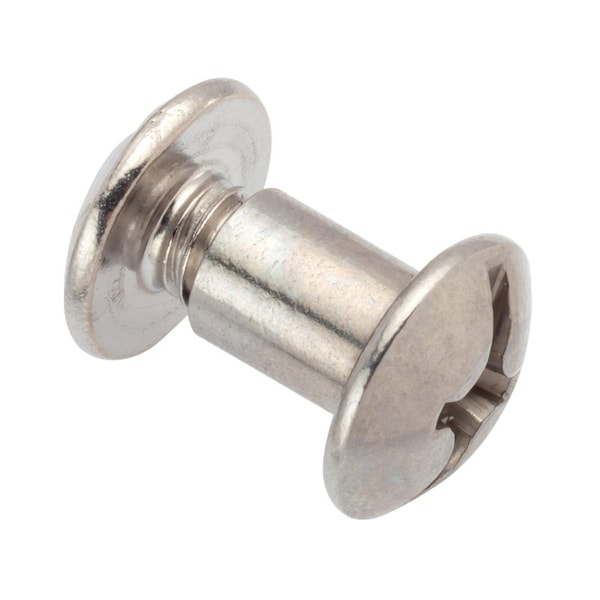 Ampg Combo Barrel/Screw, 5/16"-18, 1/2 to 5/8 in Brl Lg, 3/8 in Brl Dia, 18-8 Stainless Steel Unfinished Z4146SSPAK - main
