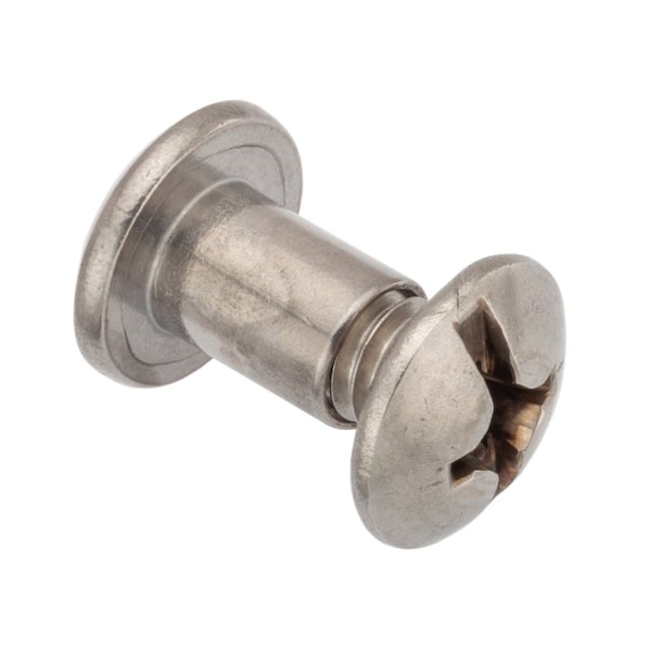 Ampg Combo Barrel/Screw, 5/16"-18, 1/2 to 5/8 in Brl Lg, 3/8 in Brl Dia, 316 Stainless Steel Unfinished Z4146-316SS-PAK - main