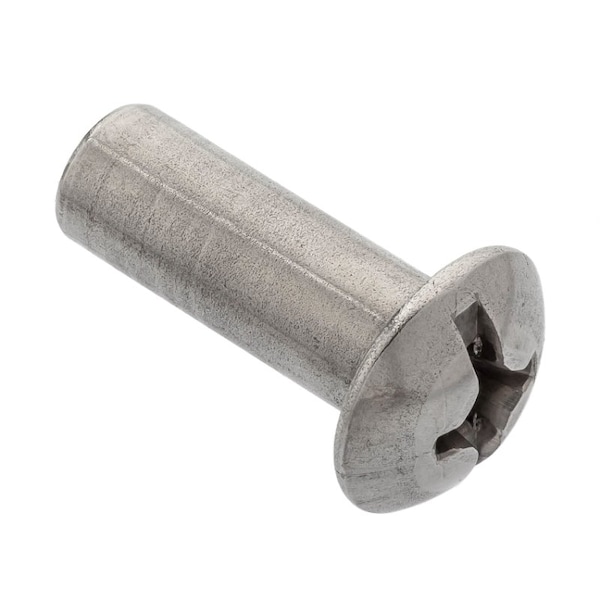 Ampg Combo Barrel, 5/16"-18, 1 in Brl Lg, 3/8 in Brl Dia, 18-8 Stainless Steel Unfinished Z4150SS - main