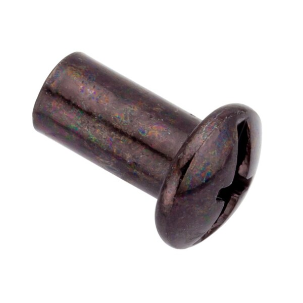 Ampg Combo Barrel, #10-24, 1/2 in Brl Lg, 1/4 in Brl Dia, Steel Black Zinc Plated Z4408-BLACK - main