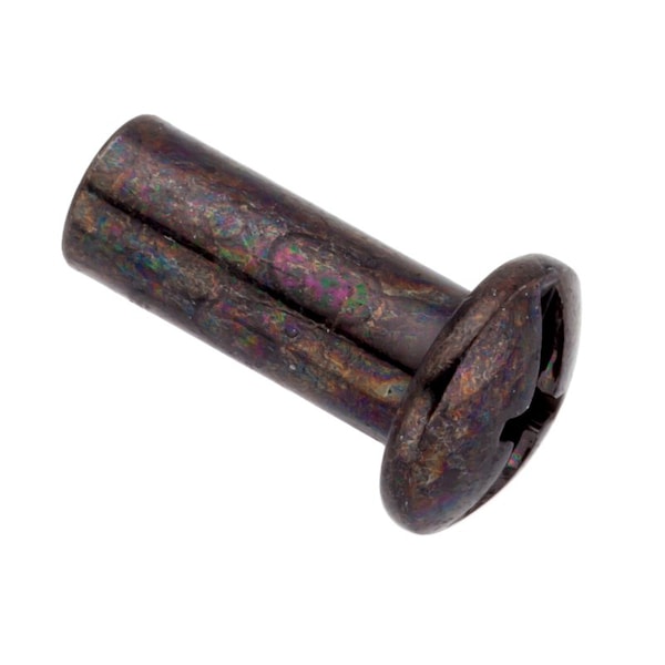 Ampg Combo Barrel, #10-24, 5/8 in Brl Lg, 1/4 in Brl Dia, Steel Black Zinc Plated Z4410-BLACK - main