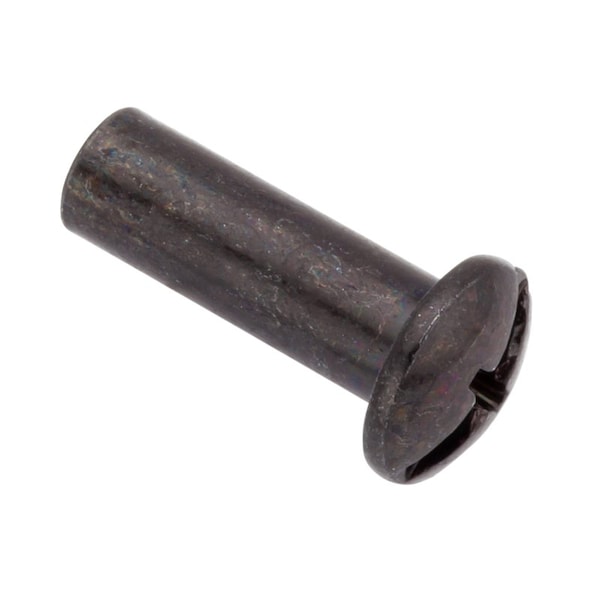 Ampg Combo Barrel, #10-24, 3/4 in Brl Lg, 1/4 in Brl Dia, Steel Black Zinc Plated Z4412-BLACK - main
