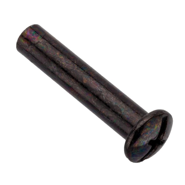 Ampg Combo Barrel, #10-24, 1-1/4 in Brl Lg, 1/4 in Brl Dia, Steel Black Zinc Plated Z4420-BLACK - main