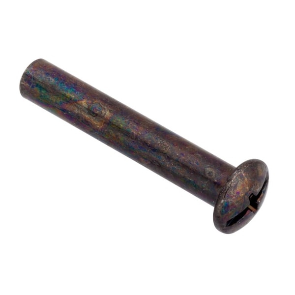 Ampg Combo Barrel, #10-24, 1-1/2 in Brl Lg, 1/4 in Brl Dia, Steel Black Zinc Plated Z4424-BLACK - main