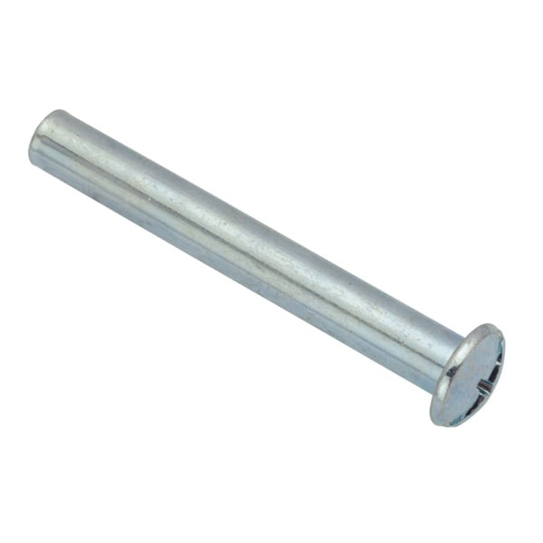 Zoro Select Barrel Bolt, #10-24, 2 in Brl Lg, 1/4 in Brl Dia, Steel Zinc-Plated, 50 PK Z4432 - main