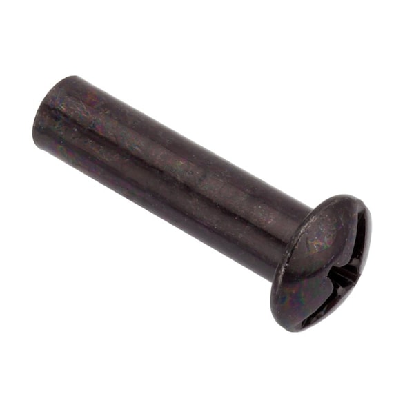 Ampg Combo Barrel, 1/4"-20, 1-1/4 in Brl Lg, 5/16 in Brl Dia, Steel Black Zinc Plated Z4448-BLACK - main