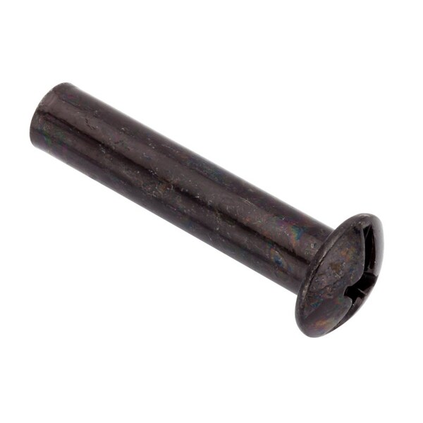 Ampg Combo Barrel, 1/4"-20, 1-1/2 in Brl Lg, 5/16 in Brl Dia, Steel Black Zinc Plated Z4450-BLACK - main