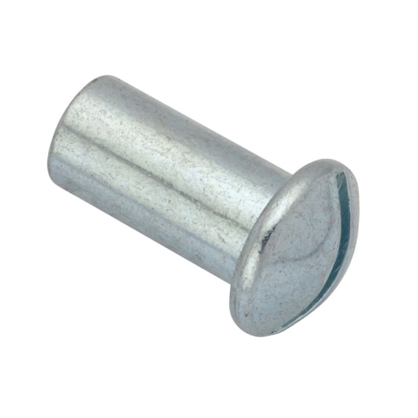 Ampg Barrel Nut, #8-32, 1/2 in Brl Lg, 1/4 in Brl Dia, Steel Zinc Plated Z4505 - main
