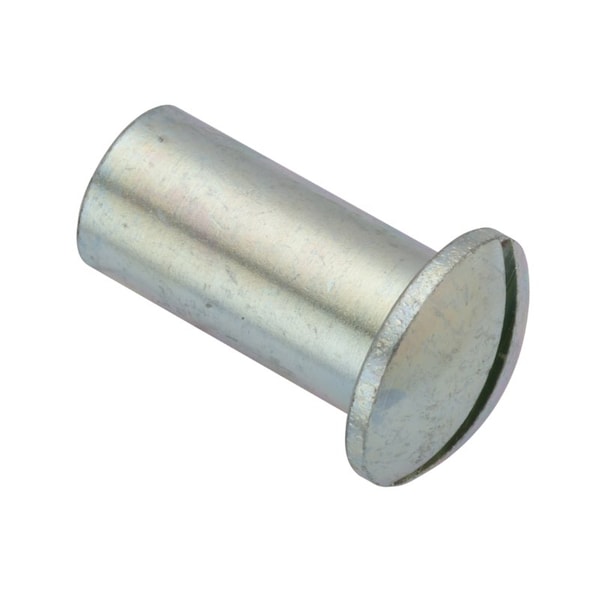 Ampg Barrel Nut, 1/4"-20, 3/4 in Brl Lg, 3/8 in Brl Dia, Steel Zinc Plated Z4541 - main