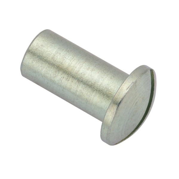 Ampg Barrel Nut, 1/4"-20, 5/8 in Brl Lg, 5/16 in Brl Dia, Steel Zinc Plated Z4552 - main